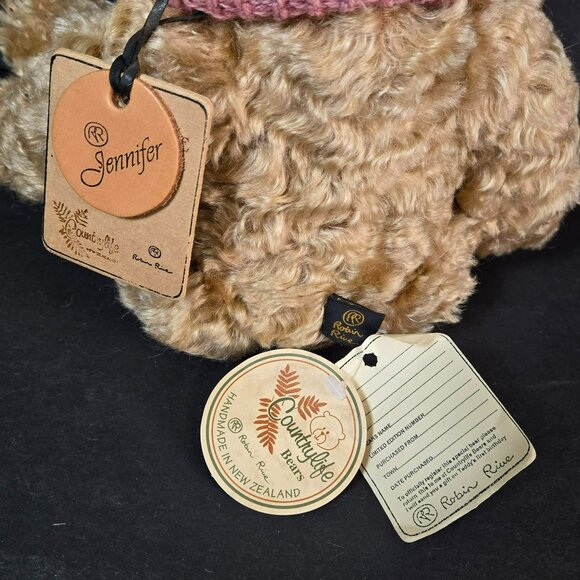 Robin Rive "Jennifer" 33/500 Country Life Bear New Zealand Mohair Jointed 15” - Picture 4 of 13
